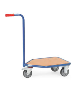 fetra® Griffroller mit  Holzplattform 600mm x 450mm Nutzfläche 200kg Tragkraft