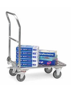 fetra® Alu-Klappwagen mit 200kg, Schiebebügel klappbar, geringes Eigengewicht