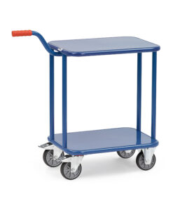 fetra® Griffroller mit 2 Stahlblechplattformen, 250kg Tragkraft