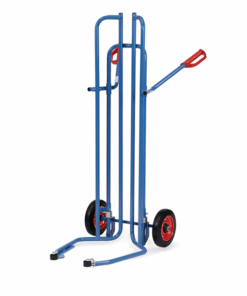 fetra® Reifenkarren mit Spreizaufnahme inkl. Anlaufrollen, für normal große Reifen