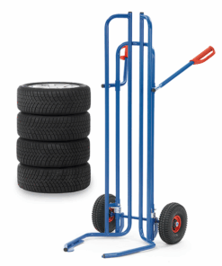 fetra® Reifenkarren mit Spreizaufnahme, für normal große Reifen