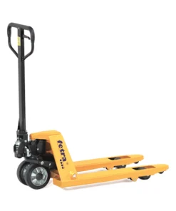 fetra® Gabelhubwagen 2500kg Tragkraft 800mm Gabellänge Bereifung Nylon/Elastic-Vollgummi