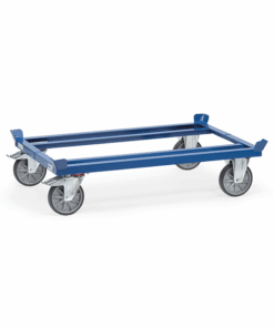 fetra® Paletten-Fahrgestelle 750kg Tragkraft, für Fachpaletten und Gitterboxen, TPE-Bereifung