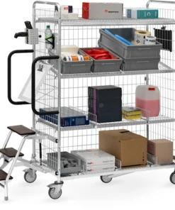 Alternative view of fetra® Kommissionierwagen