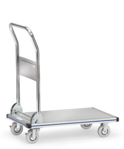 fetra® Alu-Plattformwagen bis 150kg Tragkraft und 740 x 480mm Ladefläche - 3120