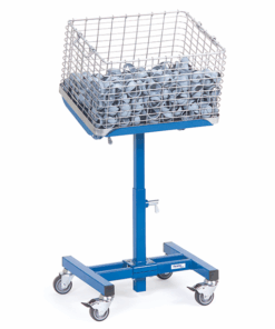 fetra® Materialständer 150kg Tragkraft, neigbar, höhenberstellbar im 25mm Raster