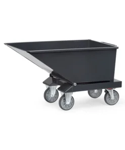 Alternative view of fetra® Muldenkipper mit Ablasshahn 250 Liter "Grey Edition"