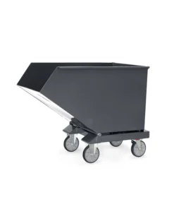 Alternative view of fetra® Muldenkipper mit Ablasshahn 600 Liter "Grey Edition"