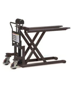 fetra® Scherenhubwagen  mit Schiebebügel