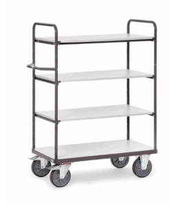 fetra® ESD-Etagenwagen mit 600kg Tragkraft, 4 Böden