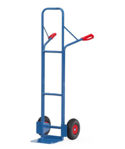 fetra® Stapelkarren 300kg Tragkraft, aus Stahlrohr, Höhe 1600mm