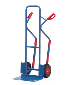 fetra® Stapelkarren 300kg Tragkraft, aus Stahlrohr, Höhe 1600mm