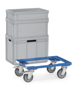 fetra® Eurokastenroller mit offenem Rahmen 250kg Tragkraft
