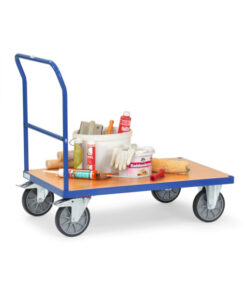 fetra® Schiebebügelwagen mit Holzwerkstoffplatte
