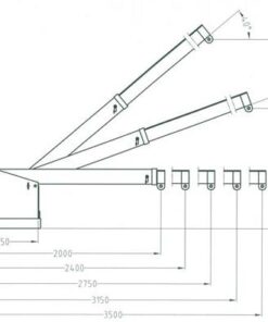 Alternative view of Kranausleger TJCL45 Tragkraft 4500kg / 3500mm Länge