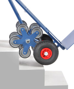 Alternative view of fetra® Treppenkarre mit 200kg Tragkraft, Luftbereifung, 2 fünfarmige Rad-Sterne