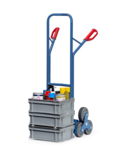 fetra® Treppenkarre mit 200kg Tragkraft, 2 dreiarmige Rad-Sterne