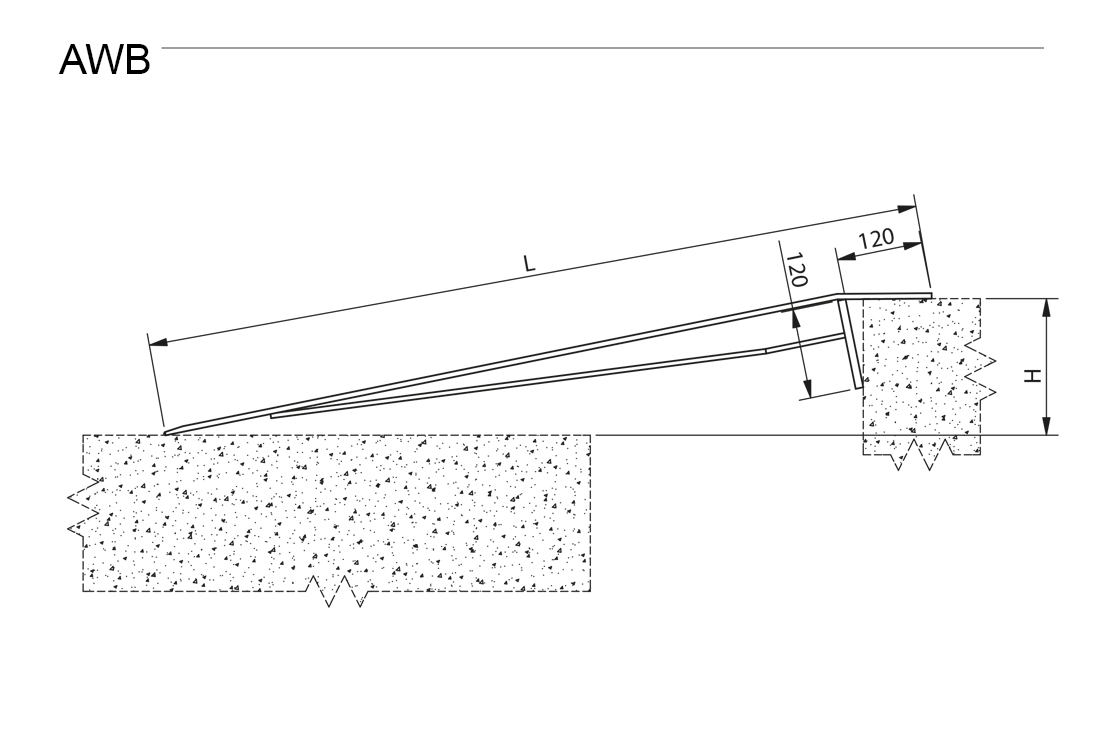 ALTEC Überladebrücke Typ AWB, Tragkraft 1200kg – Bild 2